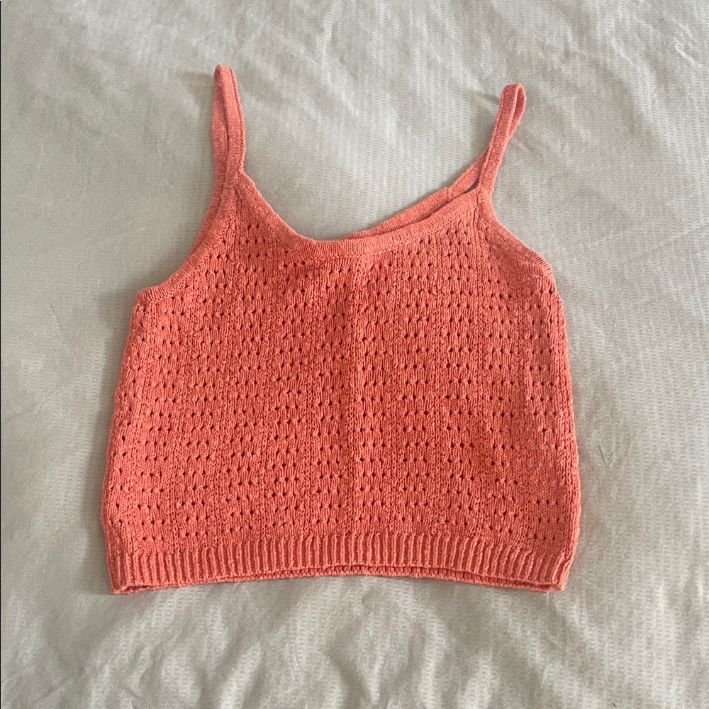 Madewell Coral Knit Camisole